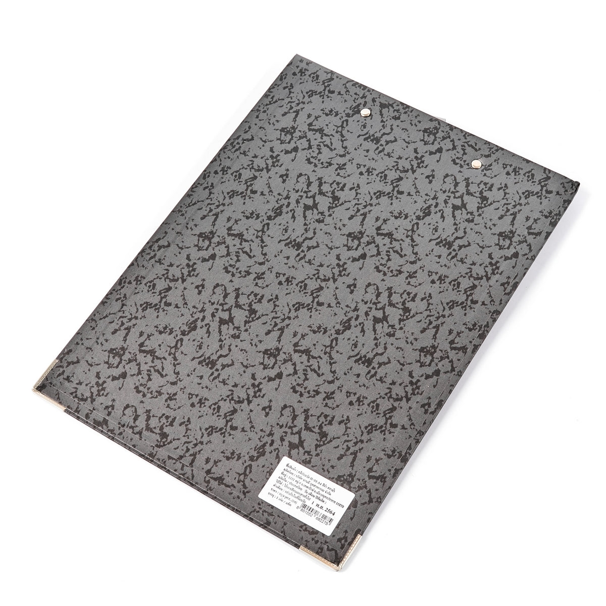 HORSE ตราม้า แฟ้มคลิปบอร์ด ขนาด A4 สีดำ รุ่น H-99 ลายหินอ่อน