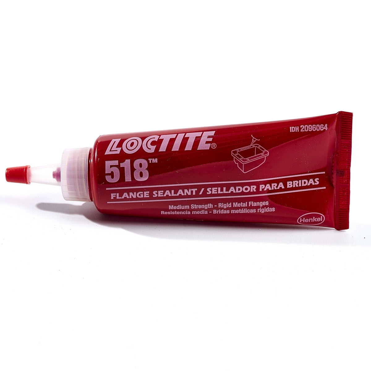 LOCTITE (ล็อคไทท์) น้ำยาซีลหน้าแปลน ขนาด 50 มล รุ่น 518 กาวซีลหน้าแปลน ปะเก็นเหลว แรงยึดปานกลาง สำหรับผนึกหน้าแปลนทั่วไป ทนน้ำมันได้ดีเยี่ยม เหมาะสำหรับใช้งานหน้าแปลนเหล็กกล้า