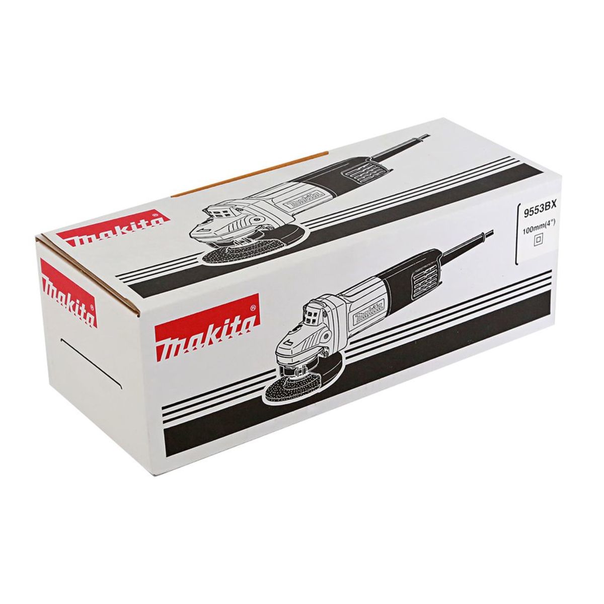 MAKITA เครื่องเจียร์ไฟฟ้า ขนาด 4 นิ้ว กำลังไฟ 710 วัตต์ รุ่น 9553BX ความเร็วรอบตัวเปล่า 11,000 รอบ/นาที มีฉนวนสองชั้น (มากีต้า)