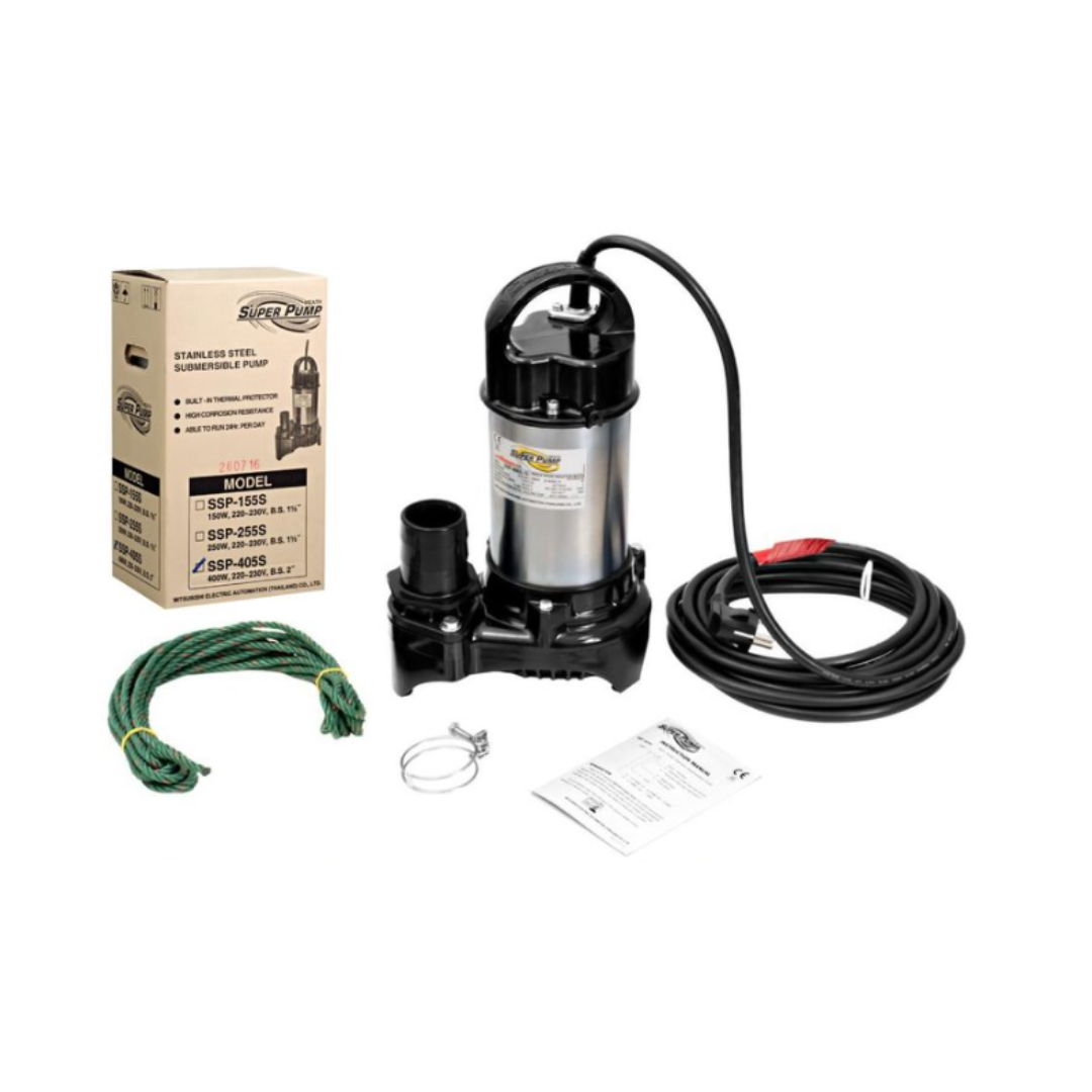 SSP-405S ปั๊มแช่แสตนเลส 2"(1/2 HP)