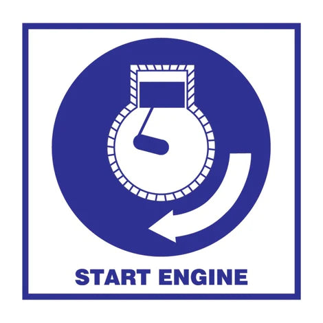 Start Engine 150 x 150 mm