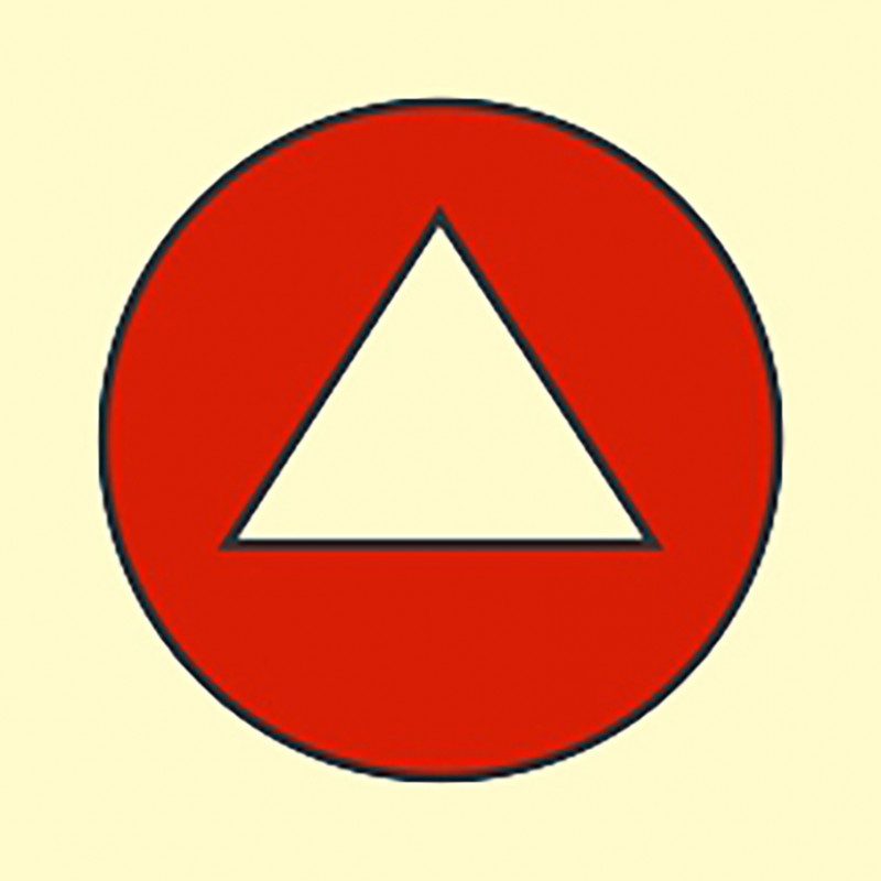 FIRE CONTROL SIGN GAS DETECTOR 150x150 MM