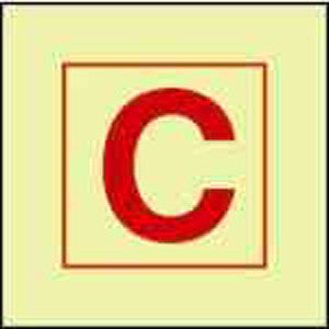 FIRE CONTROL SIGN CONTROL STATION 150x150 MM