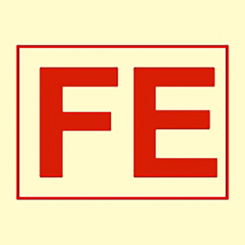 FIRE CONTROL SIGN LOCKER W/ FIREMAN'S OUTFIT 150x150 MM