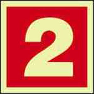 FIRE EQUIPMENT SIGN (RED) 2 150x150 MM