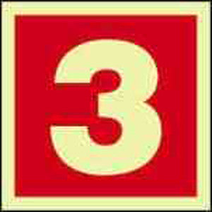 FIRE EQUIPMENT SIGN (RED) 3 150x150 MM