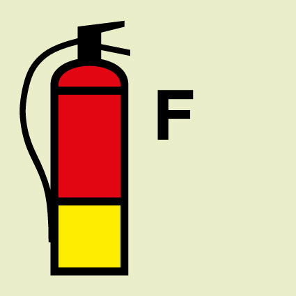 FIRE CONT SYMBOL, 150 x 150 MM, FOAM FIRE EXT'
