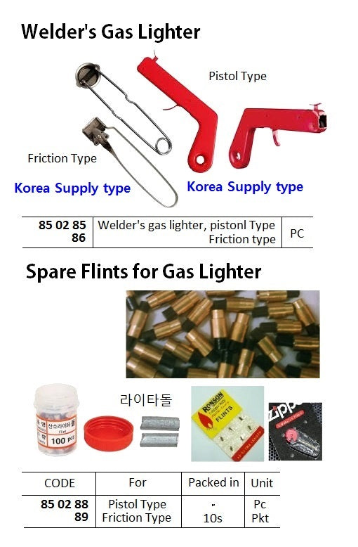 FLINT FOR TRIPLEX GAS LIGHTER ถ่านลูกถ้วยจุดแก๊ส