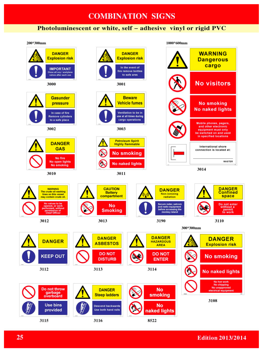 COMBINATION SIGNS