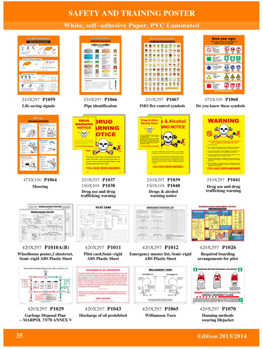 SAFETY AND TRAINING POSTER