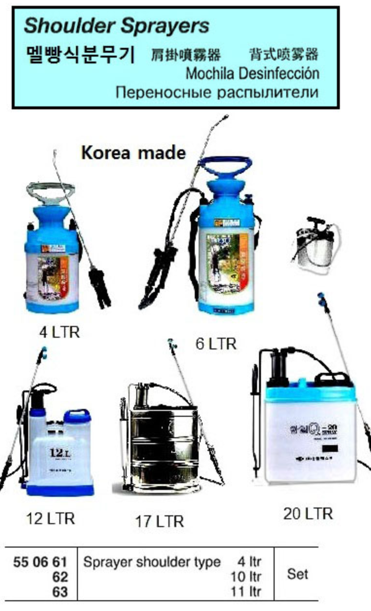 Shouldersprayer hand-operated - Dart synthetic ถังพ่นน้ำยาขจัดคราบไขมัน