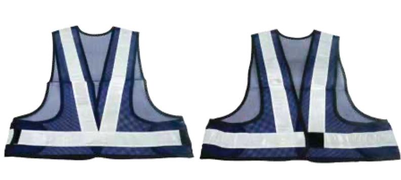 เสื้อสะท้อนแสง รุ่น เสื้อสะท้อนแสงตัว V (แถบสะท้อนแสงขนาด 2 นิ้ว)