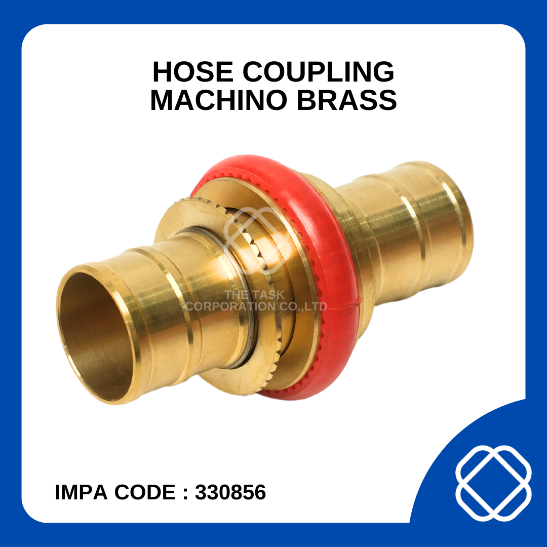 ข้อต่อดับเพลิงทองเหลือง HOSE COUPLING MACHINO BRASS