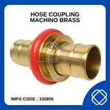 ข้อต่อดับเพลิงทองเหลือง HOSE COUPLING MACHINO BRASS