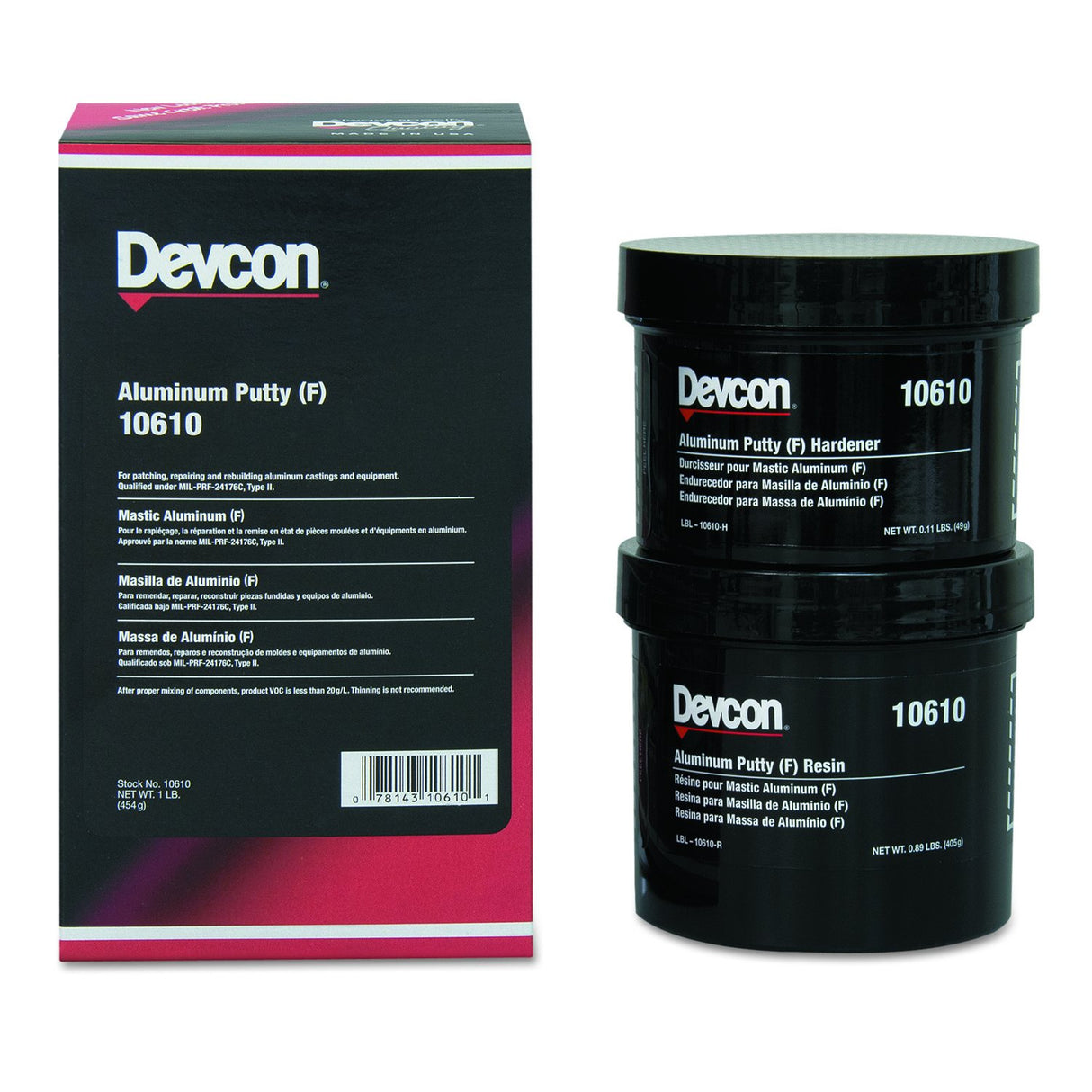 EPOXY DEVCON ALUMINUM PUTTY (F) 10610