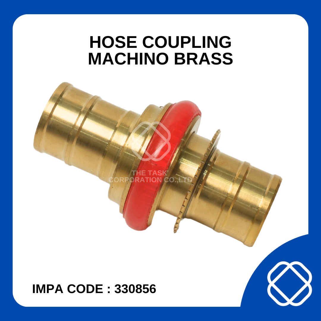 ข้อต่อดับเพลิงทองเหลือง HOSE COUPLING MACHINO BRASS