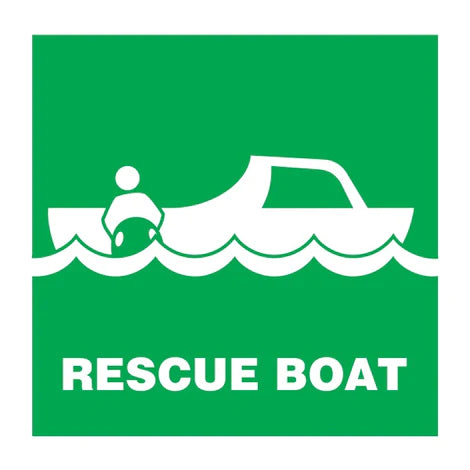 Water Rescue Ok Sign SAFETY SIGN RESCUE BOAT 150x150 MM – บริษัท เดอะ ทัสค์ คอร์เปอเรชั่น จำกัด