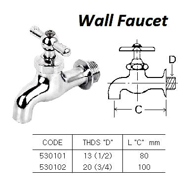 Faucet Wall ก๊อกน้ำประปา