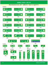 DIRECTION SIGNS (SIZE 150*150mm)