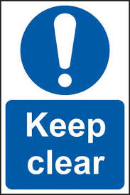 Keep clear